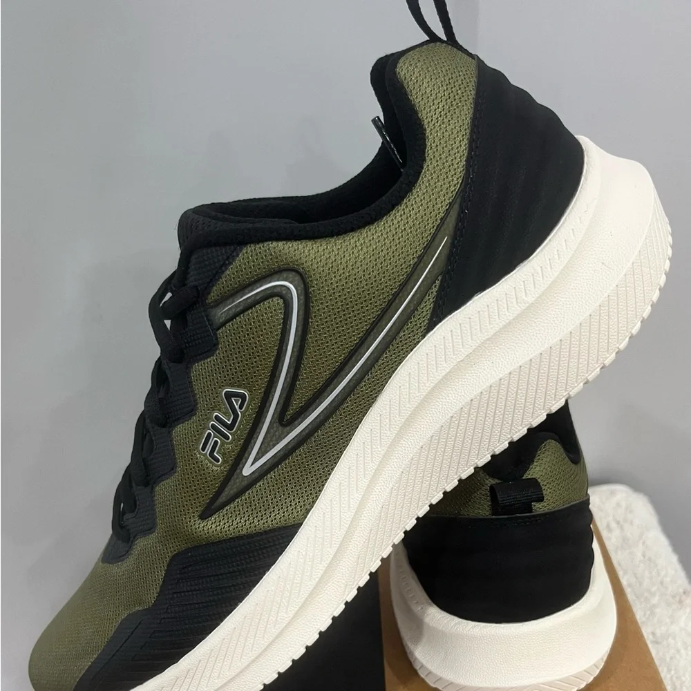 Fila Olive and‎ Black Athletic Shoes